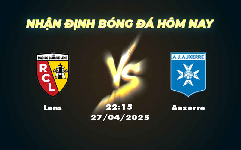 lens auxerre 27 04 ligue 1